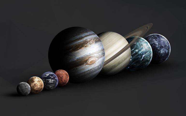 Solar system planets