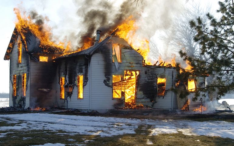 house fire