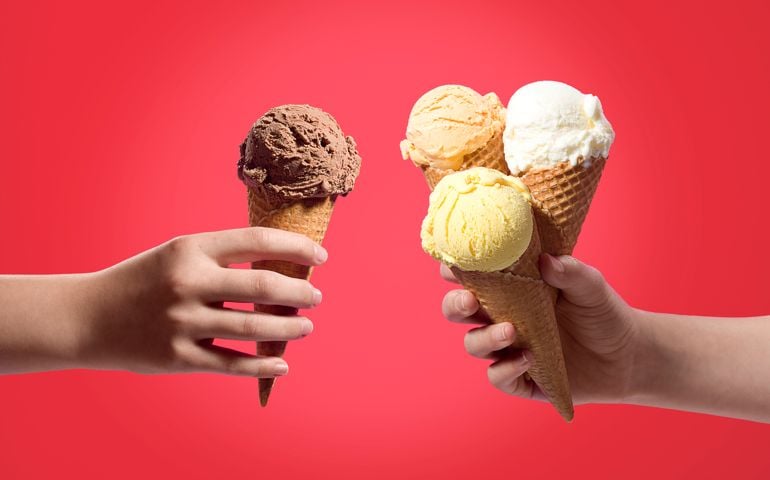 Offering choice, different flavours.