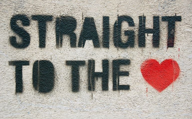Graffiti with a good message