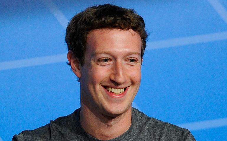 BARCELONA, SPAIN - FEBRUARY 24: Co-Founder, Chairman and CEO of Facebook Mark Zuckerberg speaks during his keynote conference as part of the first day of the Mobile World Congress 2014 at the Fira Gran Via complex on February 24, 2014 in Barcelona, Spain. The annual Mobile World Congress hosts some of the world's largest communication companies, with many unveiling their latest phones and gadgets. The show runs from February 24 - February 27.