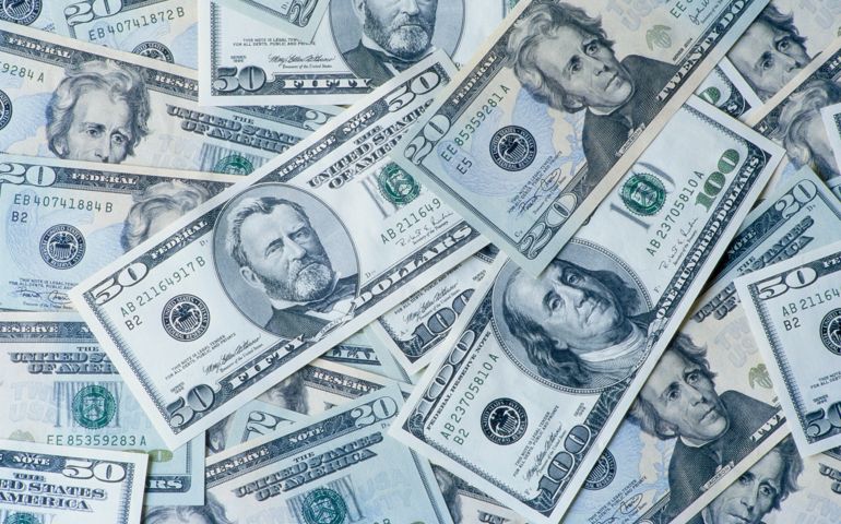 Various American Dollar Bills