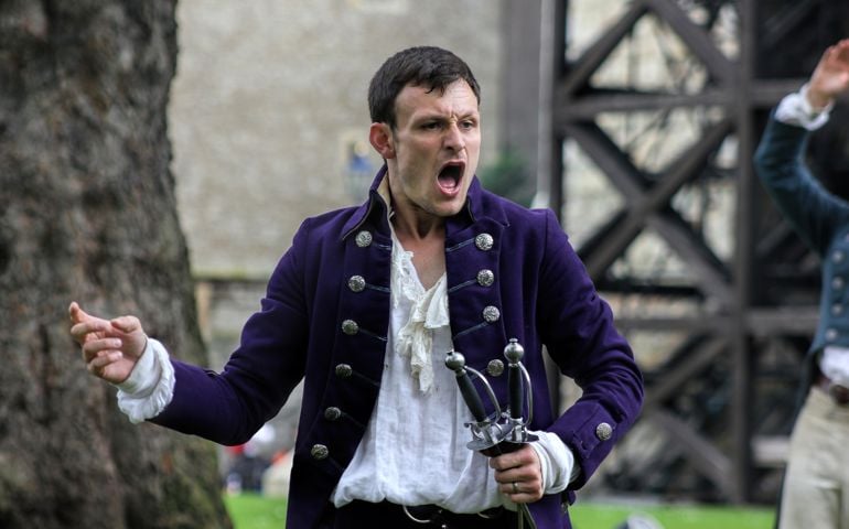 Actor In Classical Open Air Theater Performance