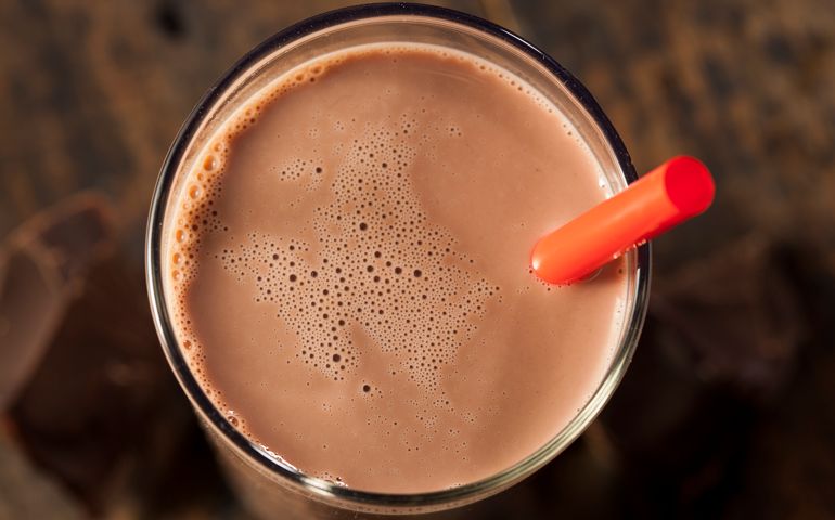 Refreshing Delicious Chocolate Milk with Real Cocoa