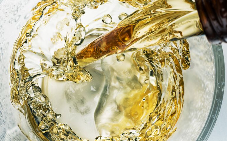 Beer Pour Overhead
