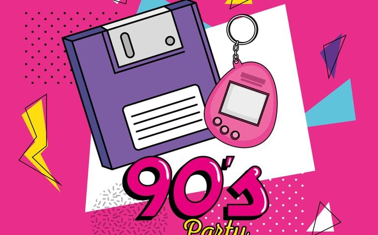 floppy disk nineties art style icon