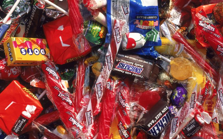 Assortment of candy