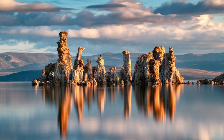Tufa Formations at Mono Lake in California
