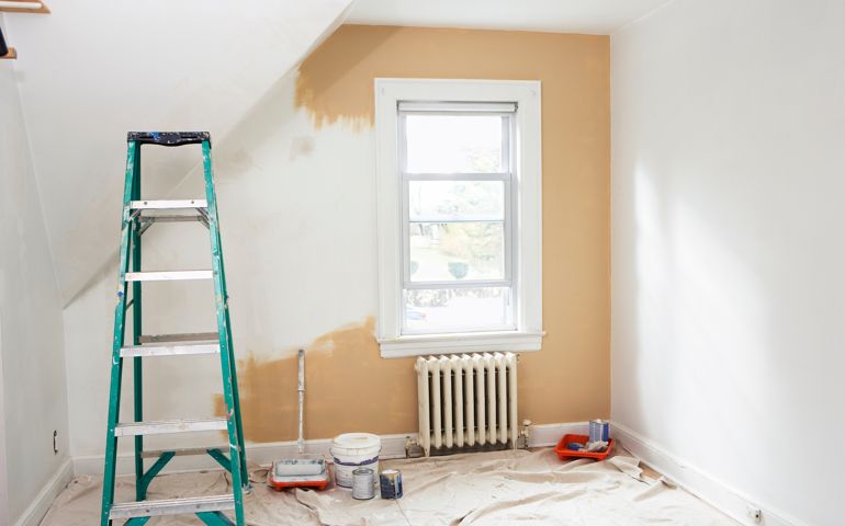 room under renovation