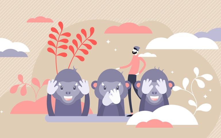 See no evil, hear no evil, speak no evil