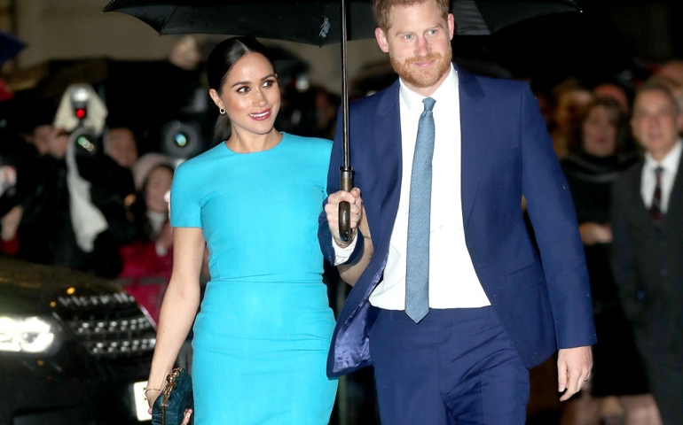 Prince Harry, Duke of Sussex and Meghan, Duchess of Sussex attend The Endeavour Fund Awards at Mansion House on March 05, 2020 in London, England.