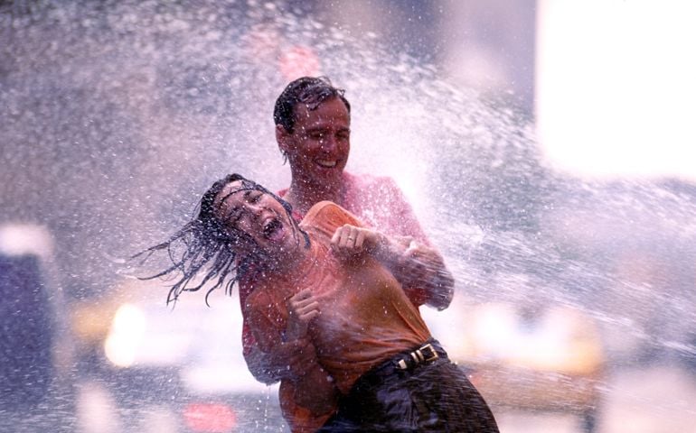 Getting soaked
