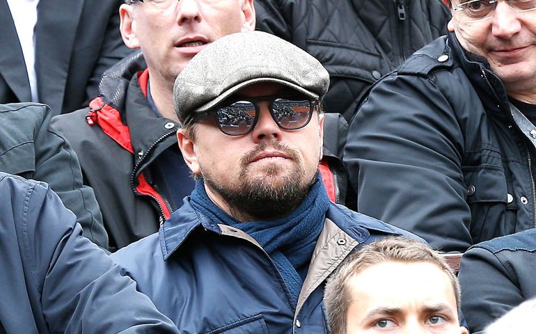 Actor Leonardo DiCaprio attends Day Thirteen of the 2016 French Tennis Open at Roland Garros on June 3, 2016 in Paris, France.