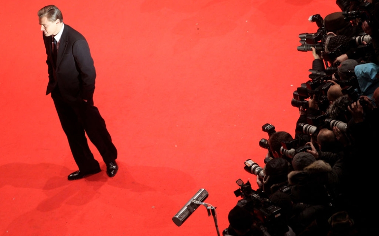 Actor Leonardo DiCaprio attends the premiere of "Shutter Island" at the 60th Berlinale International Film Festival at Berlinale Palast on February 13, 2010 in Berlin, Germany.