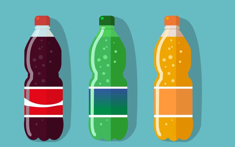 set of pictures plastic bottle