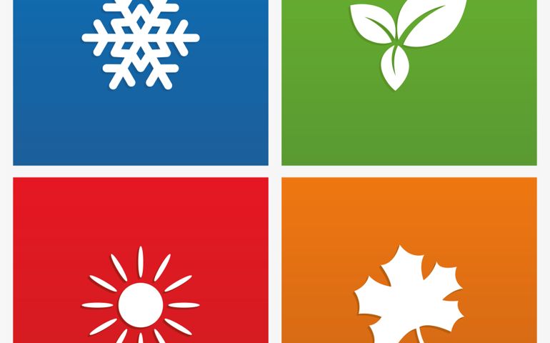 Vector illustration of seasons