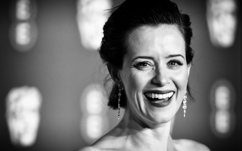 Claire Foy attends the EE British Academy Film Awards at the Royal Albert Hall on February 10, 2019 in London, England.