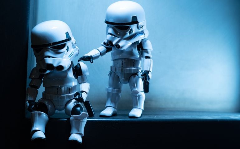 Trooper is sad but grateful to have a good friend who is always there to be there in all situations