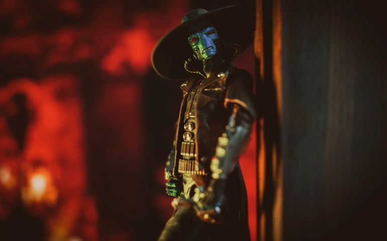 bounty hunter Cad Bane from the Clone Wars