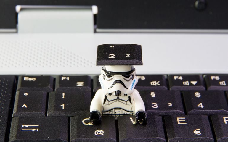 Lego star wars a sneak is key keyboard notebook
