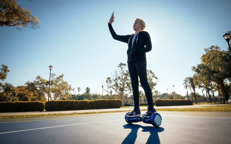 Exercising for healthy lifestyle in USA. Teenager is mix of Colombian and Caucasian parents