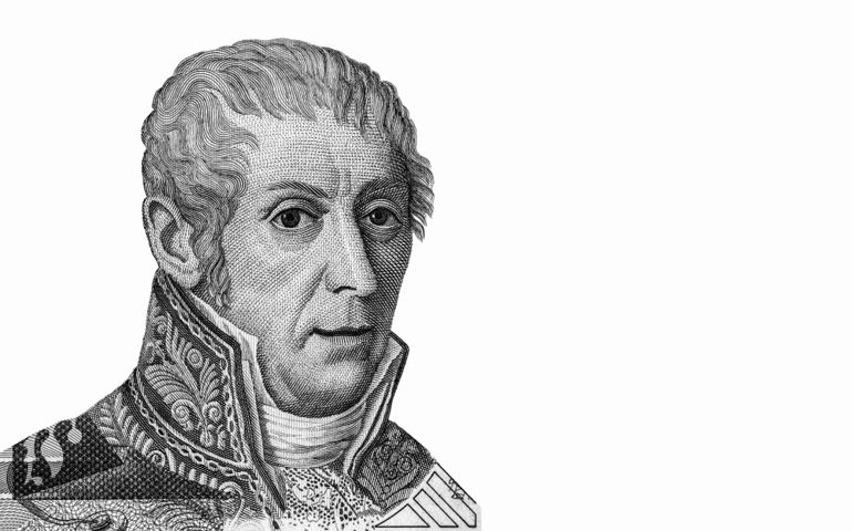 Physicist Alessandro Giuseppe Antonio Anastasio Volta