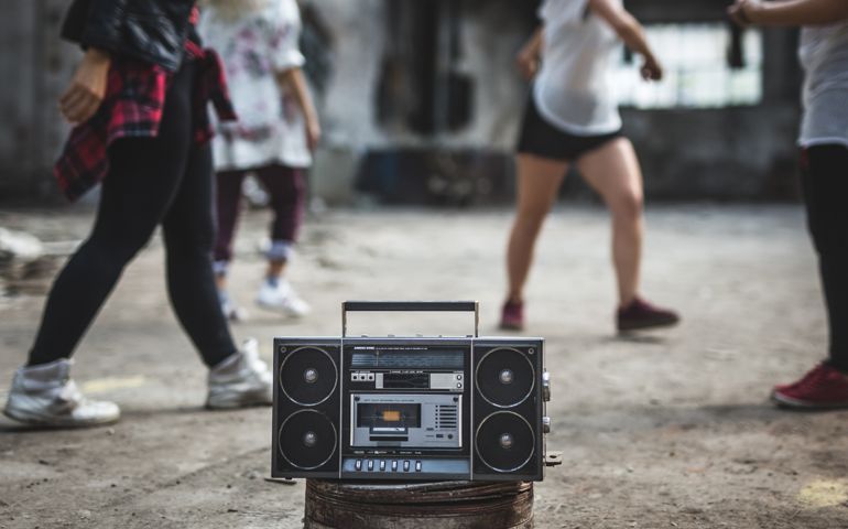 Old boombox