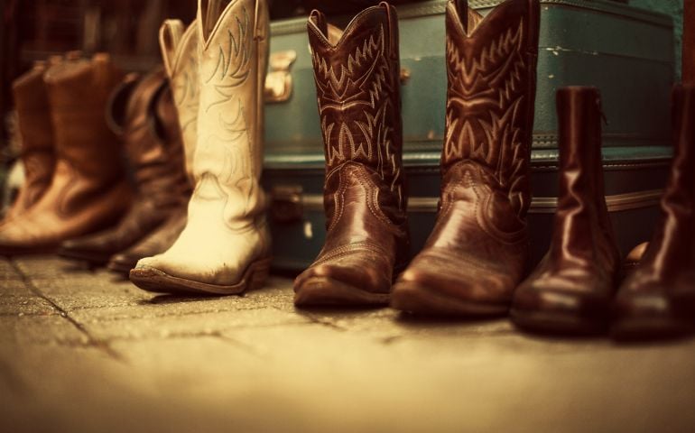 second hand cowboy boots for sale