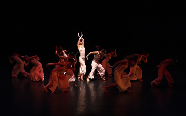 Contemporary dance theater performance.
