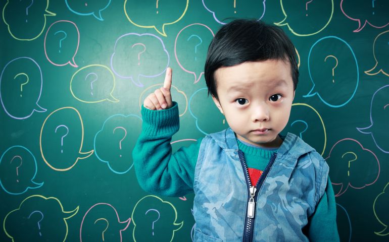 Cute Asian baby
