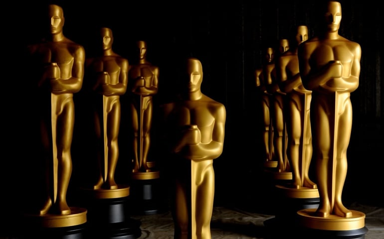 LOS ANGELES, CA - OCTOBER 19: Freshly painted Oscar Statues in preparation for the Governors Awards and the 82nd Academy Awards at a secret location on October 19, 2009 in Northern Los Angeles County, California.
