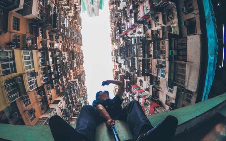 Monster building in Hong kong