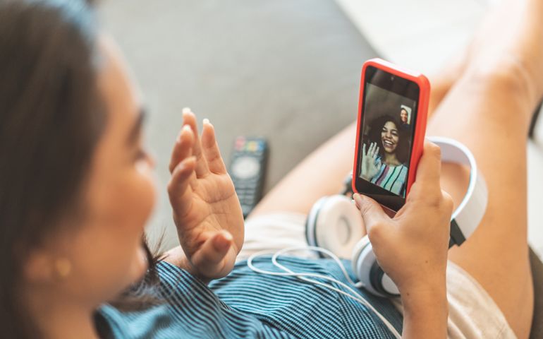 Video call at home