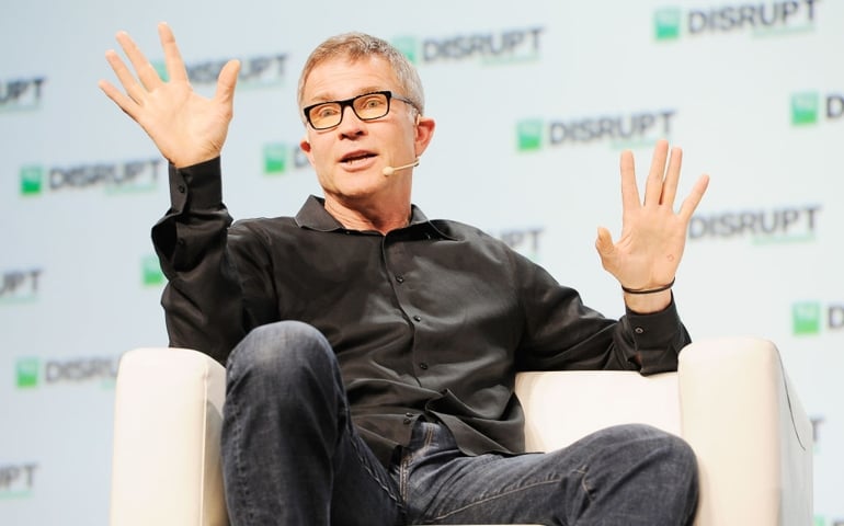 SAN FRANCISCO, CA - SEPTEMBER 05: Roblox Corporation Founder and CEO David Baszucki speaks onstage during Day 1 of TechCrunch Disrupt SF 2018 at Moscone Center on September 5, 2018 in San Francisco, California.