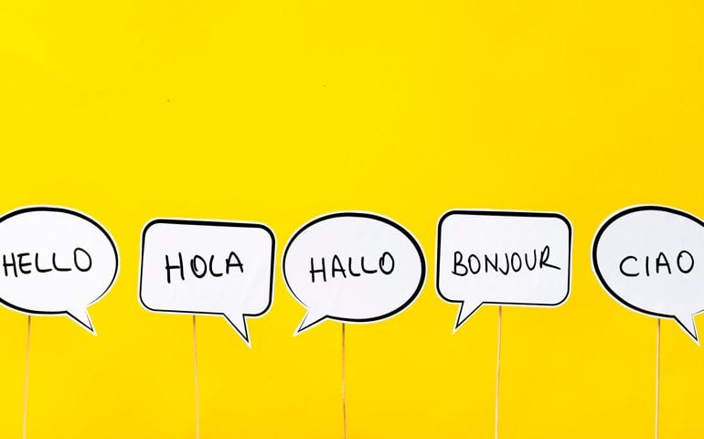 Hello in many different languages.