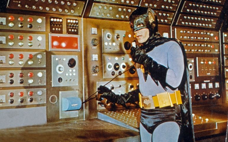 Kino. Batman: The Movie, aka: Batman hält die Welt in Atem, USA, 1967, Regie: Leslie H. Martinson, Darsteller: Adam West.