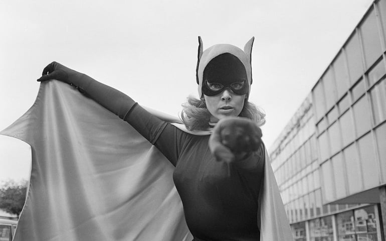 American ballet dancer and actress Yvonne Craig, best known for her role as Batgirl from the US TV series 'Batman', UK, 23rd September 1967.