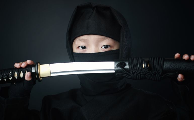 Boy in Ninja costume