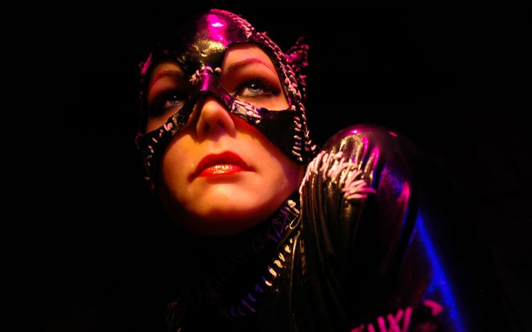 Catwoman wax model