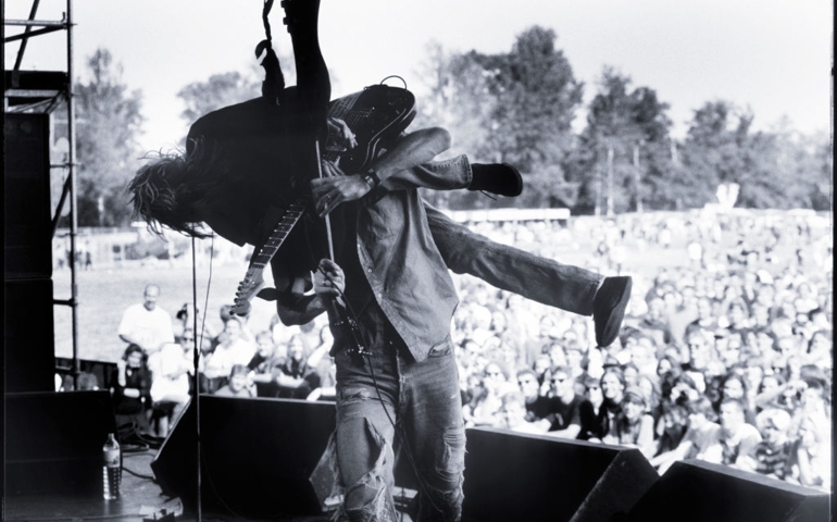 Nirvana, Kurt Cobain, Krist Novoselic, Pukkelpop Festival, Hasselt, Belgium, 25 August 1991.