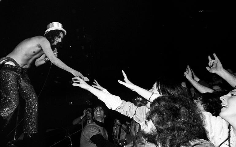 Alice Cooper concert, Boston Garden, Boston, Massachusetts, 1972.