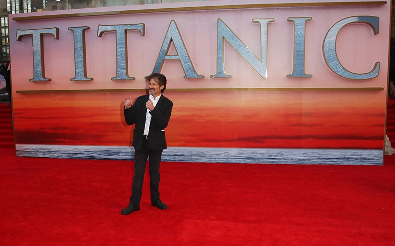 LONDON, ENGLAND - MARCH 27: James Horner attends the world premiere of Titanic 3D at The Royal Albert Hall on March 27, 2012 in London, England.