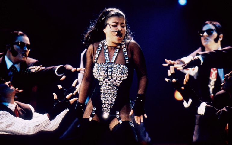 Paula Abdul performs at the 1991 MTV Video Music Awards Held in Los Angeles CA on September 5, 1991.