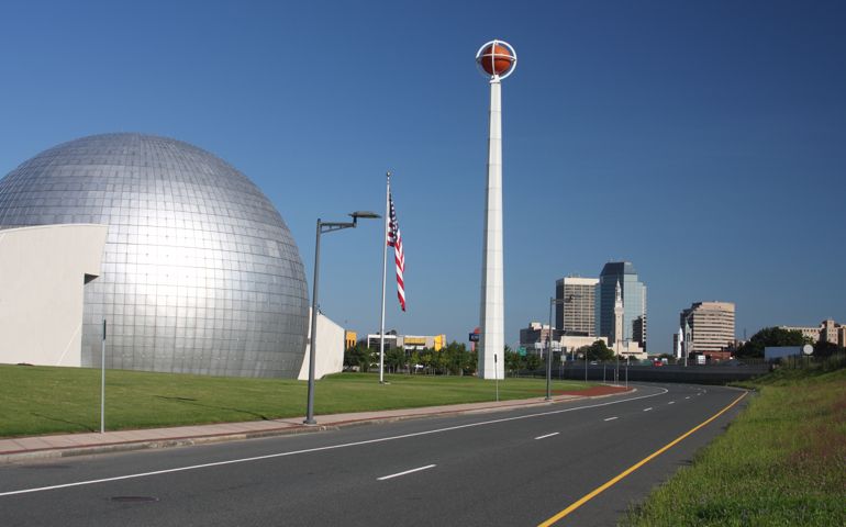 Basketball Hall of Fame in Springfield Massachusetts
