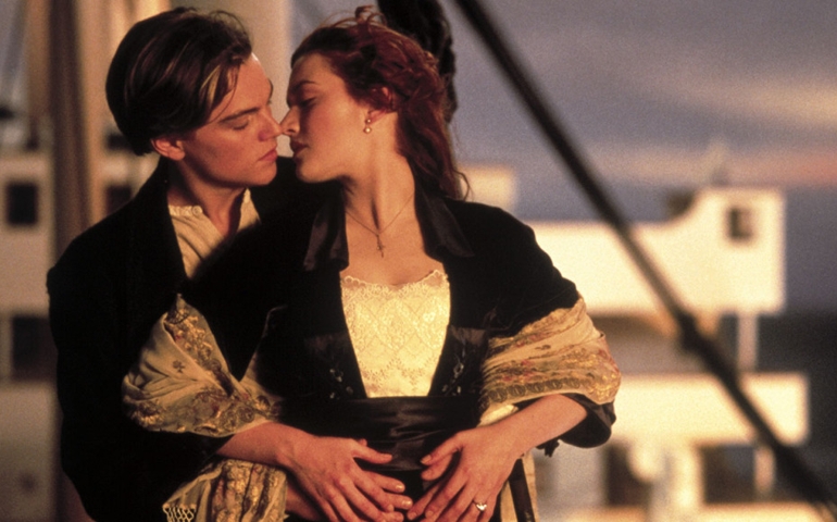 Titanic (1997) Directed by James Cameron Shown from left: Leonardo DiCaprio, Kate Winslet