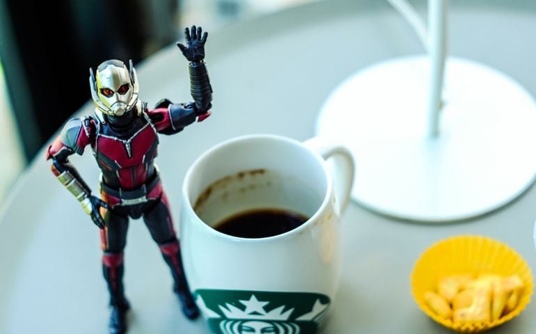 Ant man action figure from Marvel ant man comic and movie