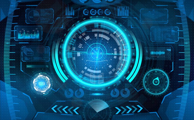 Futuristic VR Head-up Display Design