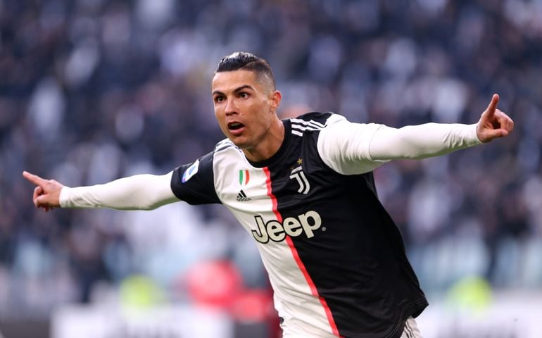 Cristiano Ronaldo of Juventus FC celebrates