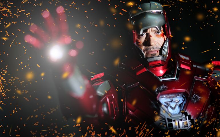 Iron Man model room on display