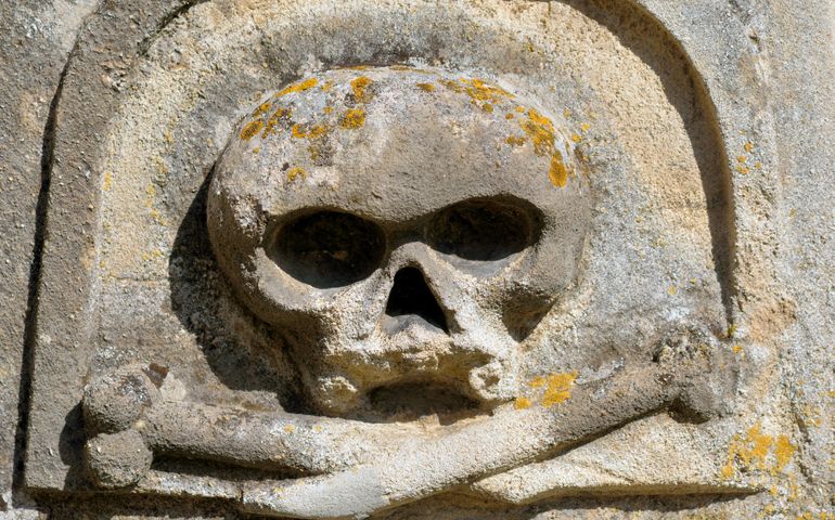 Skull at Tombstone